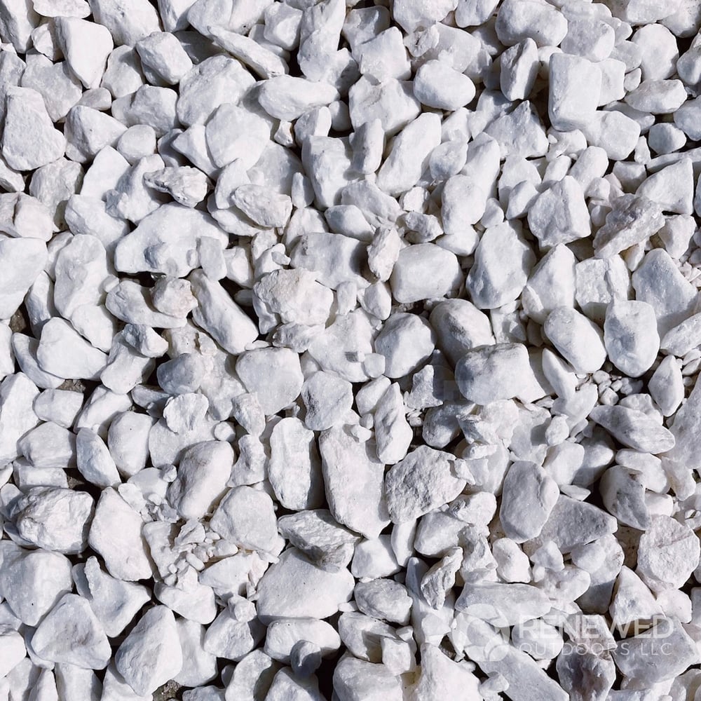 Premium White Stone - .5 cu.ft.