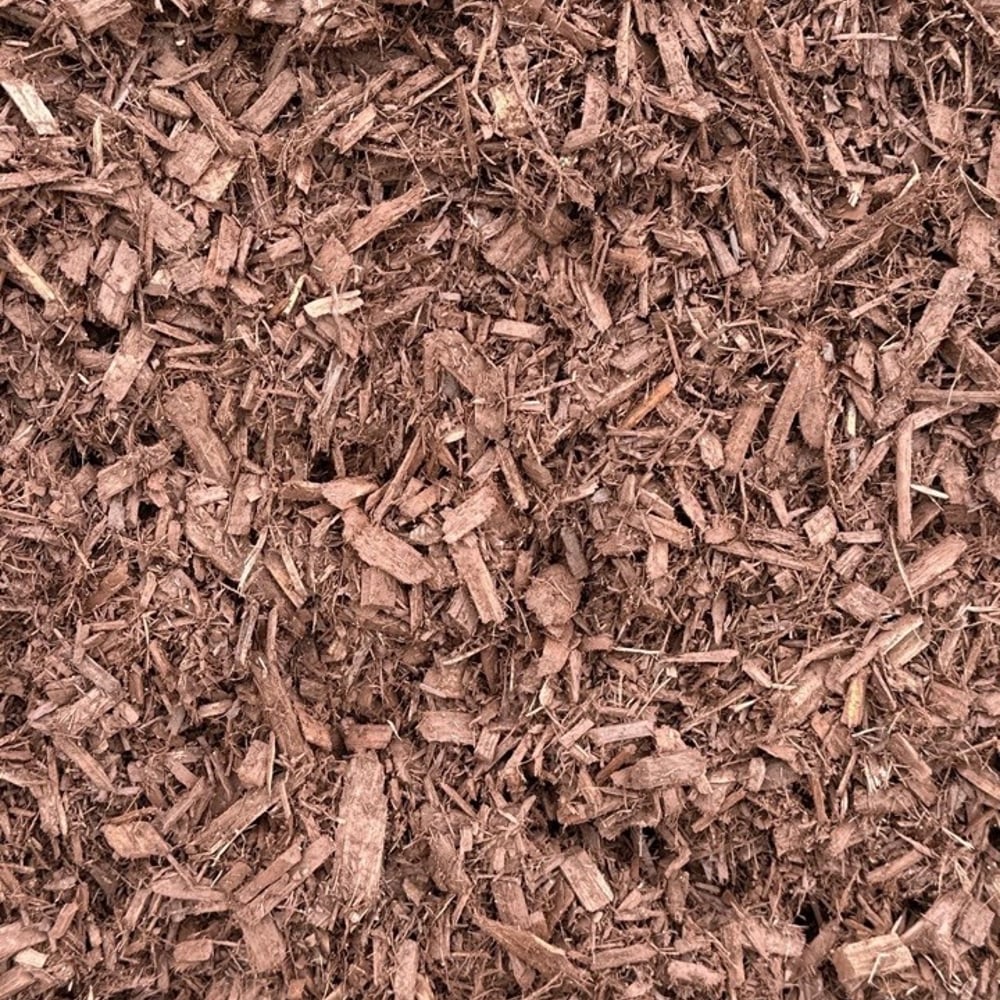 Designer Brown Hardwood Mulch (Dyed)