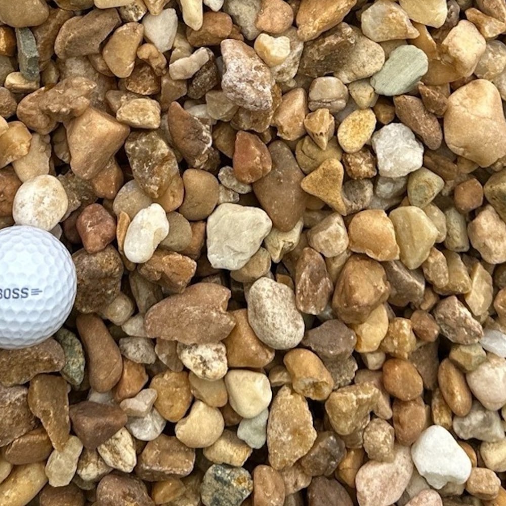 River Rock "Southern Blend" 3/8-1" Amber/Brwn/Grey