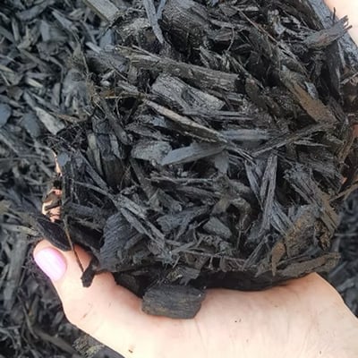 Designer Black Dyed Mulch Image