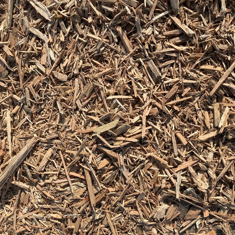 Image showing recycled pallet mulch texture.