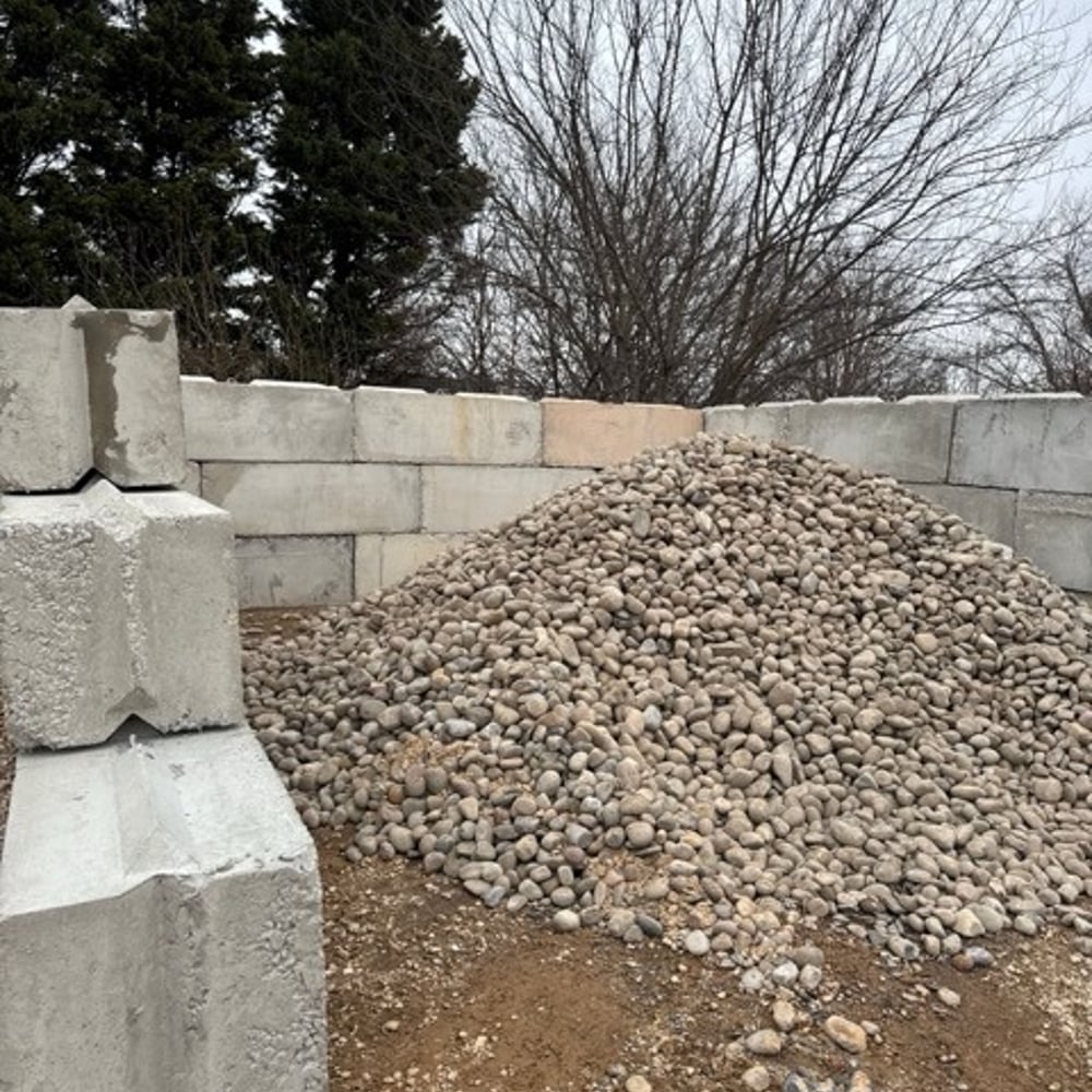 River Rock "New England"  2-4" Grey