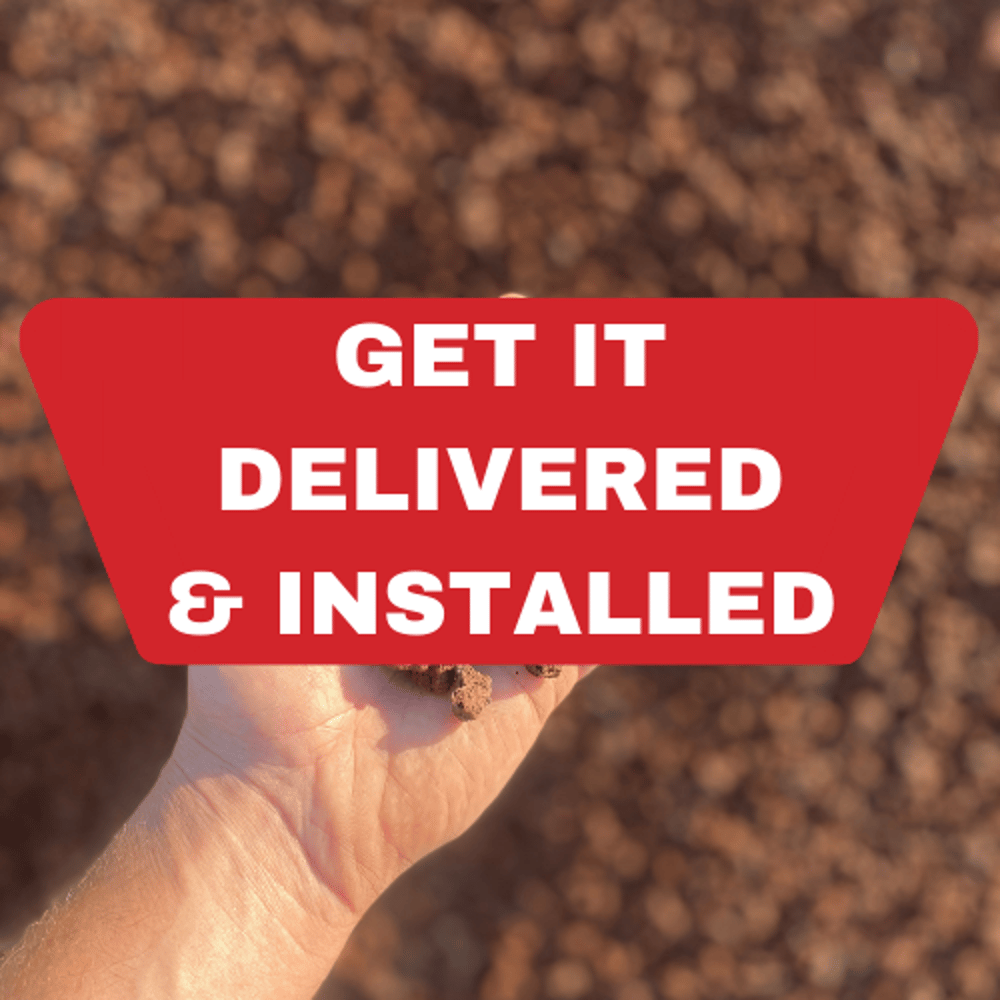 Get It Installed-Lava Rock - Red (3/8"-1")