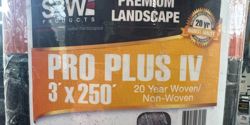 Weed Barrier - 750 Sq Ft