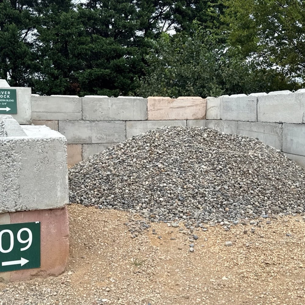 River Rock "New England"  1-2" Grey