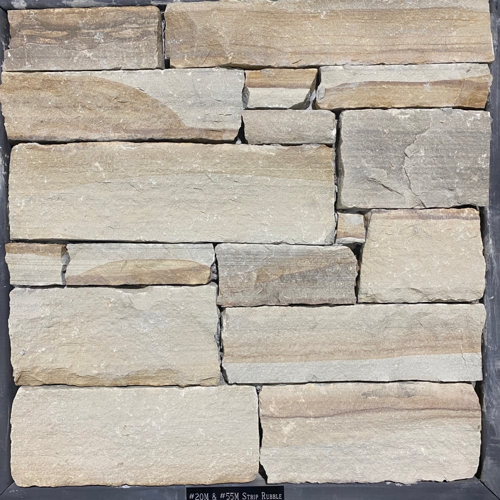 Landscape Brown Strip Rubble 5"- 8"
