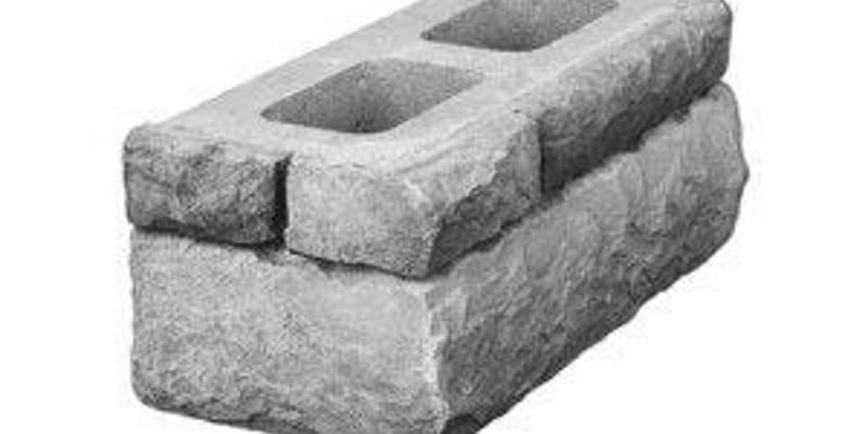Cast Stone Wall | Retaining - Single Sided Corner
