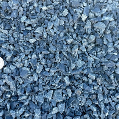 3/8" Blue Crushed Stone Image