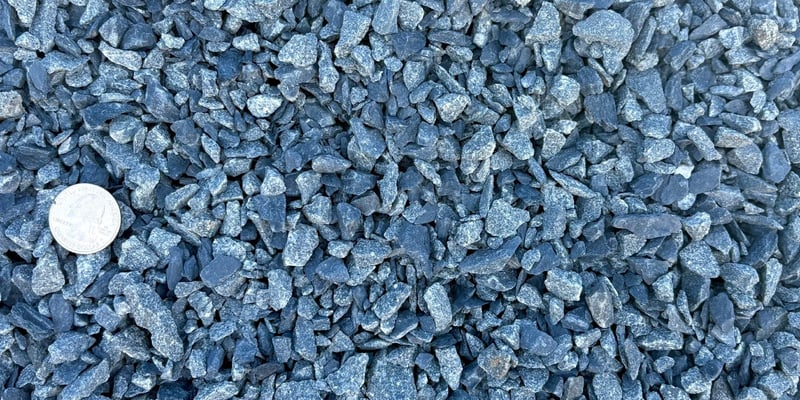 3/8" Blue Crushed Stone
