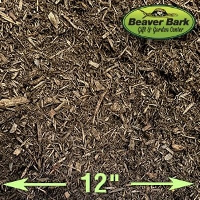 Black Shredded Mulch Bark