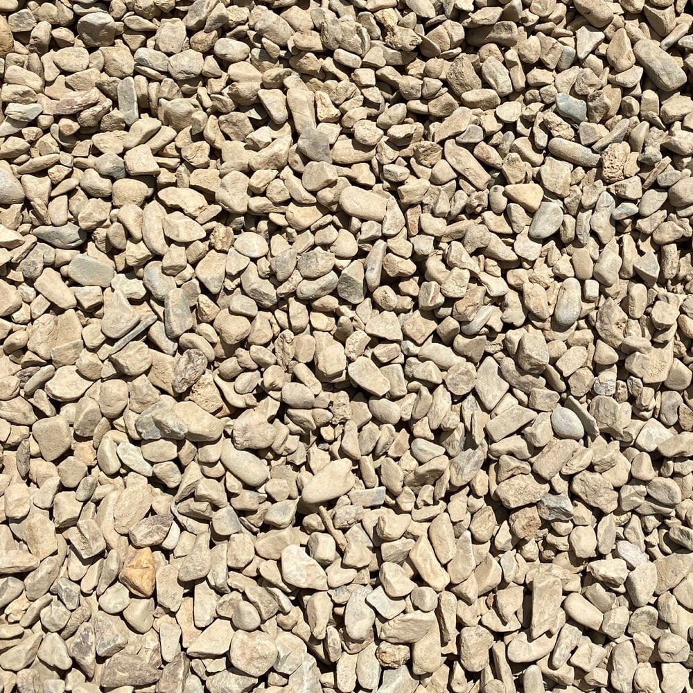 Round River Rock (1.5" Yellow)