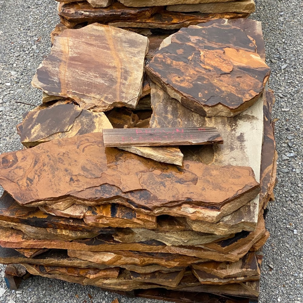 Flagstone - Alabama Brown Flagstone 1"-2" (#14)