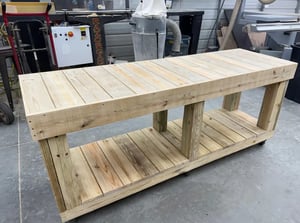 Blackstone table, pizza oven table, rustic table, real wood table,