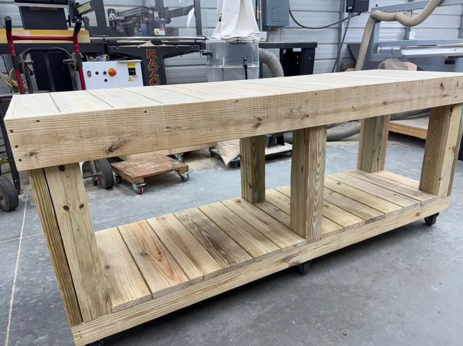 Outdoor Mobile Buffet Table – Great cooler table, Blackstone table ...