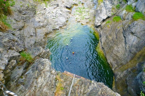 3 - Canyoning, the combination of nature and adrenaline