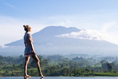 Mount Agung, the most sacred