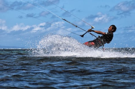 Watersports and climbing peaks