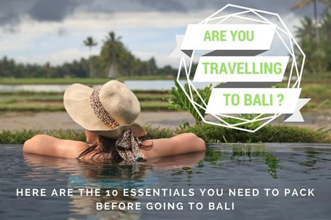 10 cosas que llevar en su maleta para viajar a Bali