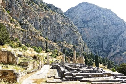 Delphi, the center of the world of Ancient Greece