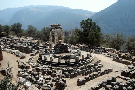 3) Temple of Apollo in Delphi