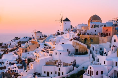 3- Pour les amoureux : Santorin