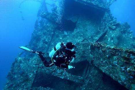 Plongée sur les lieux de naufrages mythiques