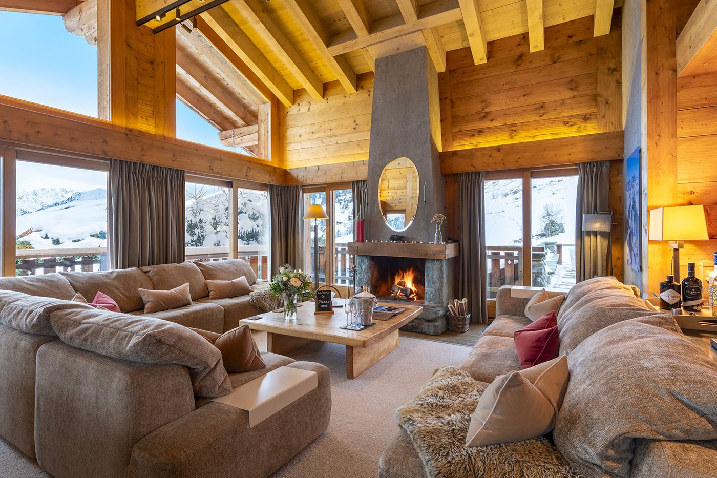 Chalet Fribourg, luxury villa in Swiss Alps, Switzerland