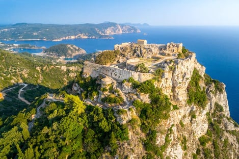 Corfu, the queen of the Ionian Islands in Greece