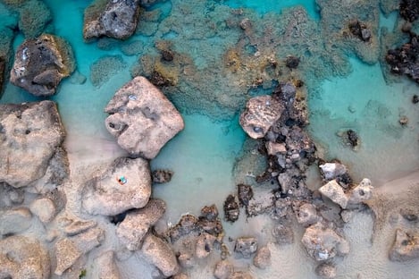 4- Warm sun and cool waters on your skin