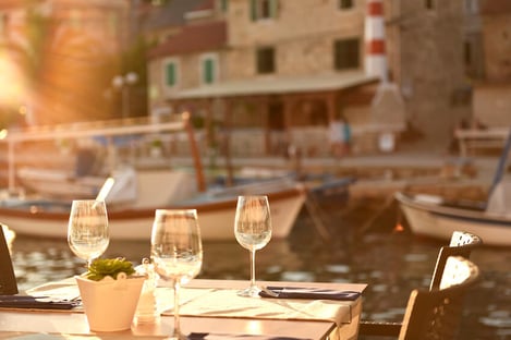 8) Tasting wine in Korcula