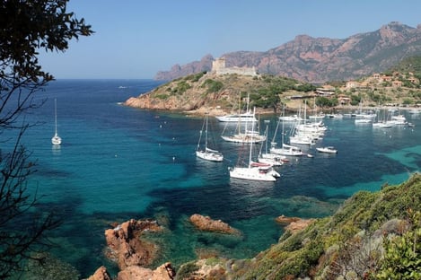 Girolata, village isolé au panorama grandiose