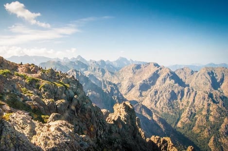 The GR20, one of Europe's most famous mountain routes into the heart of nature