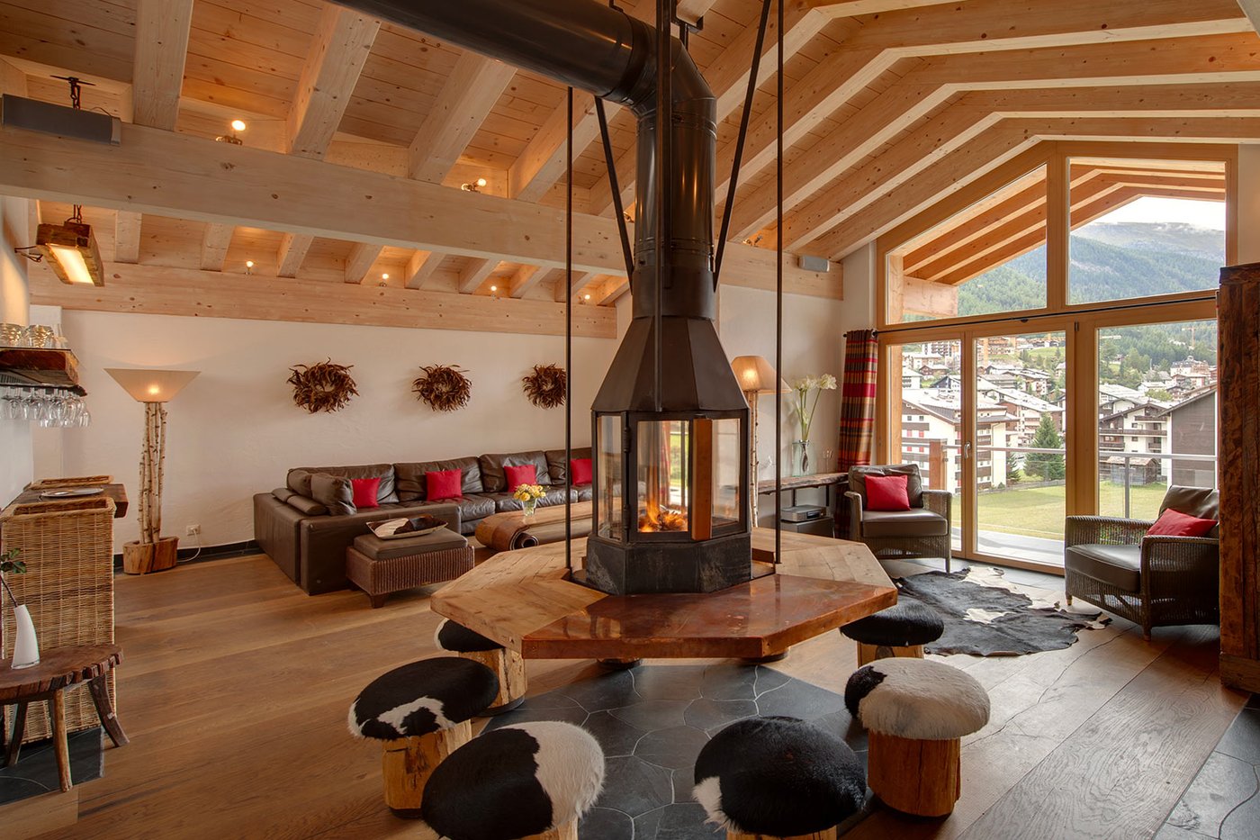 Chalet du Grand Cerf, luxury villa in Swiss Alps, Switzerland