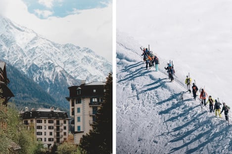Chamonix, France - perfect for mixed-ability groups