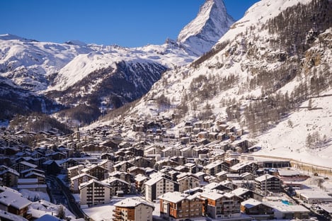 Zermatt, Switzerland - One of the snowiest resorts in the Swiss Alps