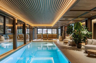 8 Exceptional Ski Chalets with Indoor Pools in the Alps