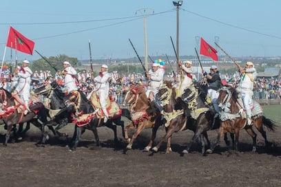 Tbourida, traditional Moroccan sport