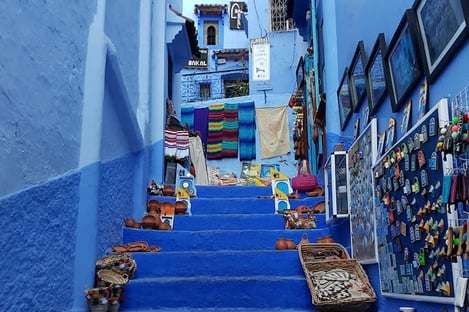 Discover the Blue Pearl of Morocco.