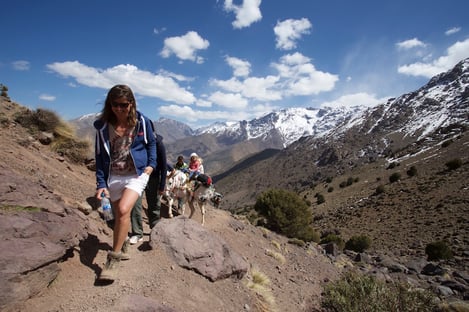 Go hiking near Marrakech