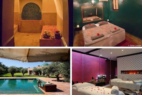 La villa Ezzahra (quartier de la Palmeraie)