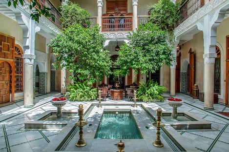 Un Riad traditionnel Marocain