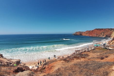 Beaches on the south and south-western Algarve coast