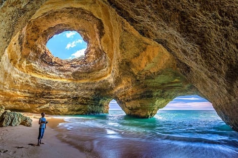 Marinha beach, Lagoa