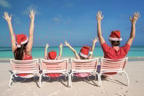 1- Put the coats away, take the bathing suit out!