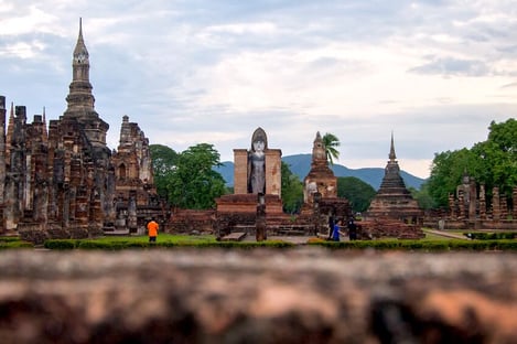 2- Admire the splendid royal city of Sukhothai