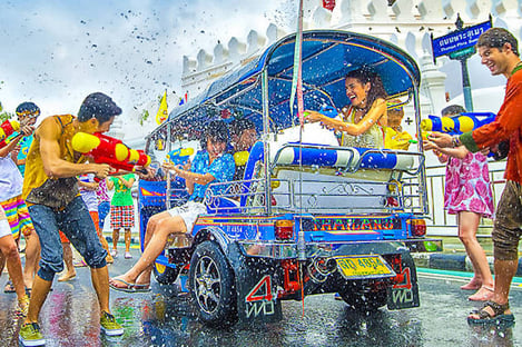 Songkran Festival, The World's Largest Water Fight (Thailand)