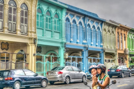 The old town of Phuket