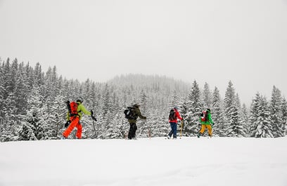 Cross-country skiing adventures in Chamonix