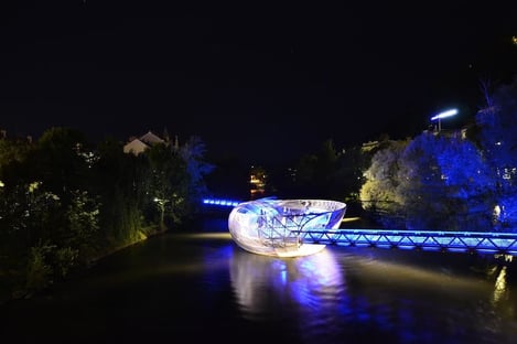 The modern side of the city