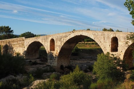 The banks of the Calavon by bike